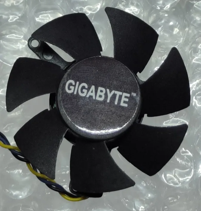 Original Gigabyte gtx1050 / 1050ti fs1250-s2053a 12V 0.19a graphics card cooling fan