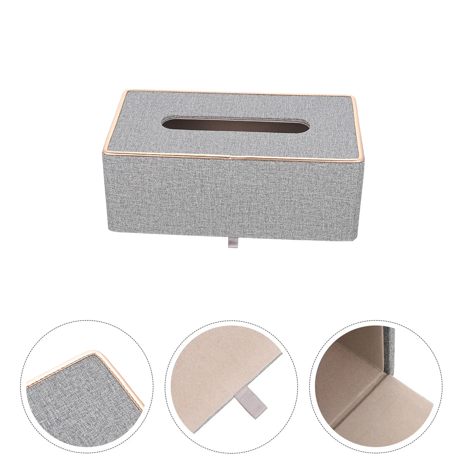 

Household Tissue Box Napkin Holder Compact Multi-Purpose Decorative Paper Container for Home Office Car Bathroom
