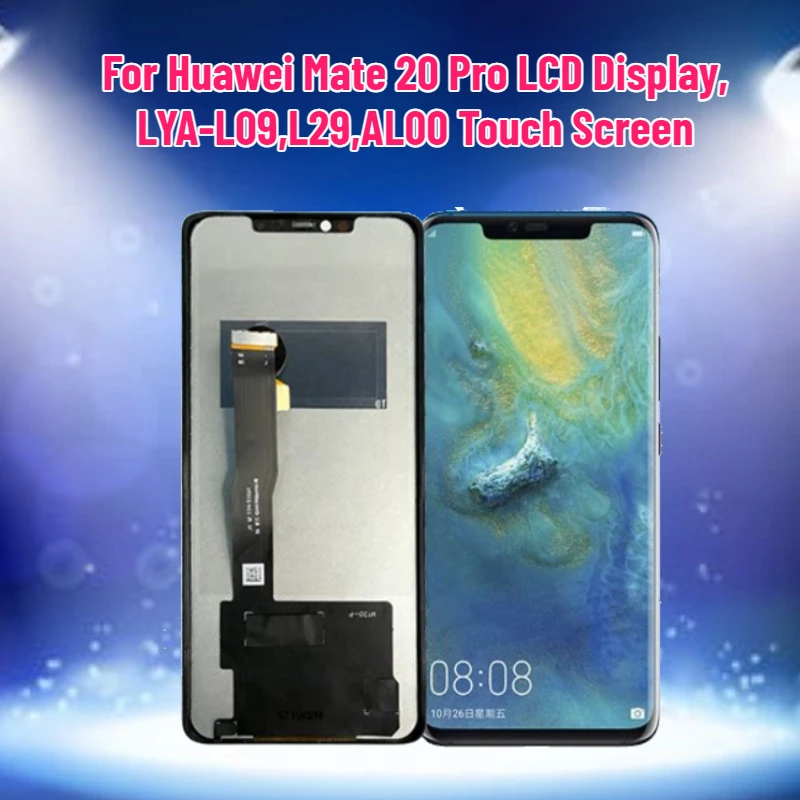 

LCD Screen For Huawei Mate 20 Pro LCD Display, LYA-L09,L29,AL00 Touch Screen Digitizer Assembly Replacement For Mate 20 Pro