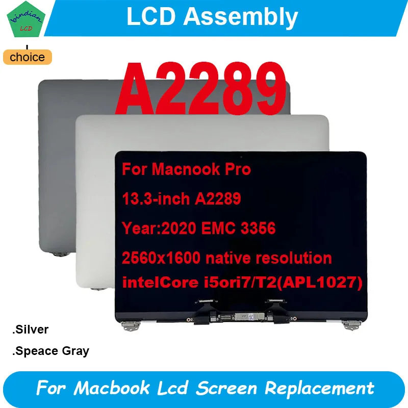 Imagem -01 - Montagem Completa da Exposição do Lcd para o Portátil Tela do Macbook Pro Retina 13.3in A1706 A1708 A1989 A2159 A2251 A2289 Novo montagem completa da exposicao do lcd para o portatil tela do macbook pro retina 133in a1706 a1708 a1989 a2159 a2251 a2289 novo 01