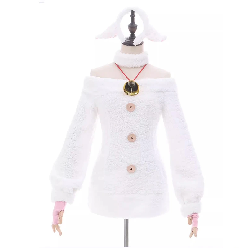 

Kawaii овечье платье аниме Re: Жизнь в другом мире от нуля Rem косплей костюмы на Хэллоуин для женщин вечерние костюм для выступлений