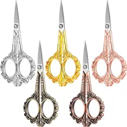 Vintage Scissors Stainless Steel Sewing Scissors Tailor Thread Embroidery Fabric Needlework Scissor Household Scissors Sewing