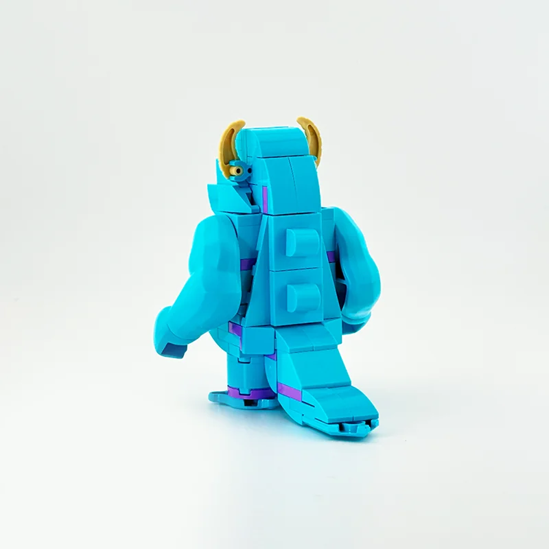 163 Stück MOC Custom Monsters Inc Charaktere Disneying Modellbausteine Weihnachtsgeschenke Konstruktionsspielzeug Kreative Idee Ziegel