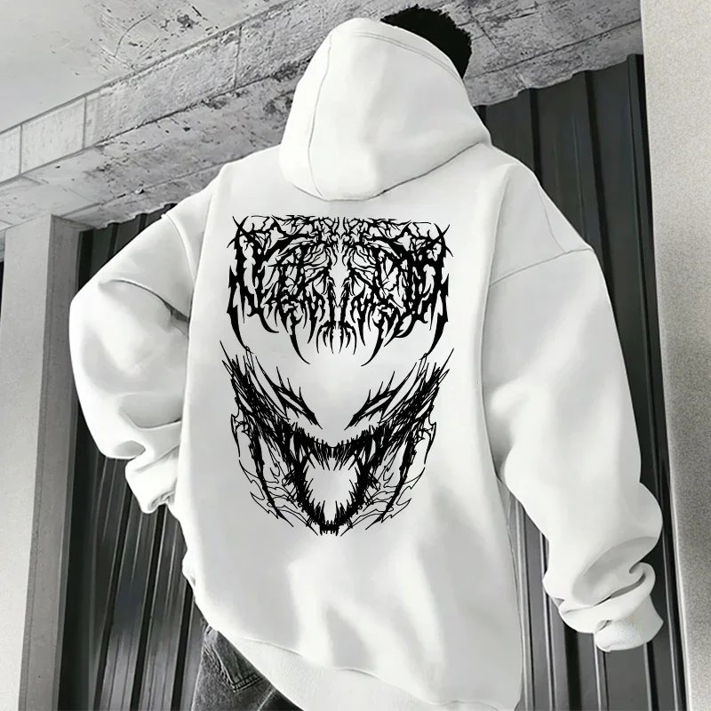 2025 heißer Verkauf Herren Kapuzenpullover Satan 666, bedruckte Hoodies, Herbst und Winter, täglich, lässig, sportlich, Oberbekleidung, männlich, urbane Mode