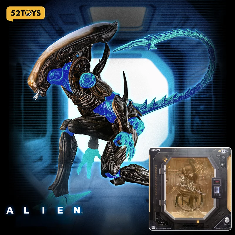 

Genuine 52Toys Alien Toy Action Figure Xenomorph Movable Model Doll Figurines Collect Ornaments Gifts 1/12