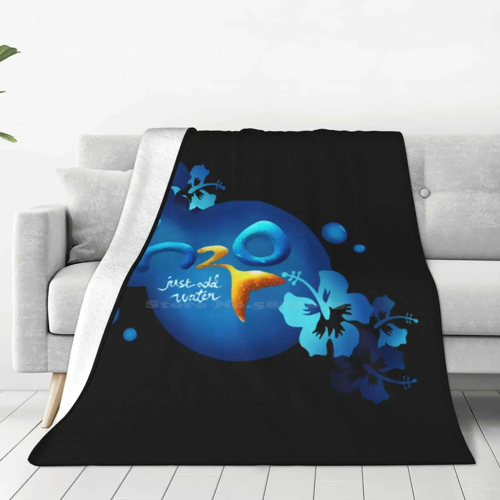 H2O Just Add Water Creative Design Light Thin Soft Flannel Blanket H2O Just Add Water Cleo Emma Rikki Australia Cute Mako