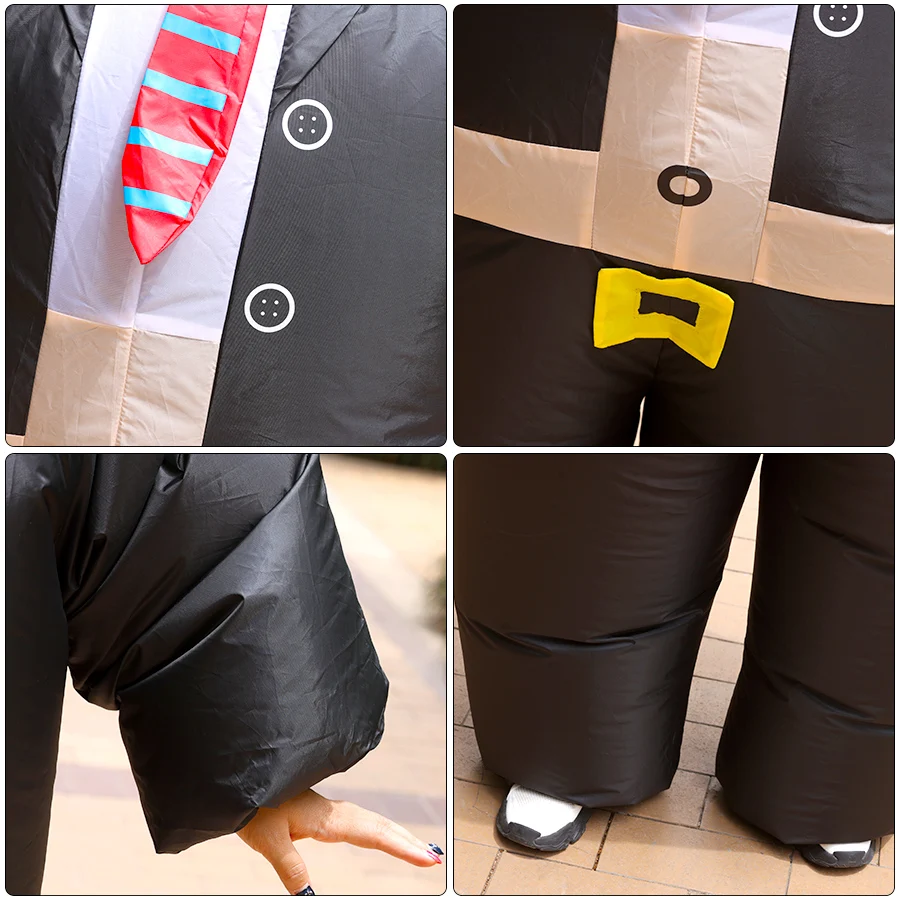 성인용 거대한 뚱뚱이 의상 남성 코스프레 의류 비즈니스맨 재미있는 드레스업 연례 파티 장난 파티 사회적 장난 소품