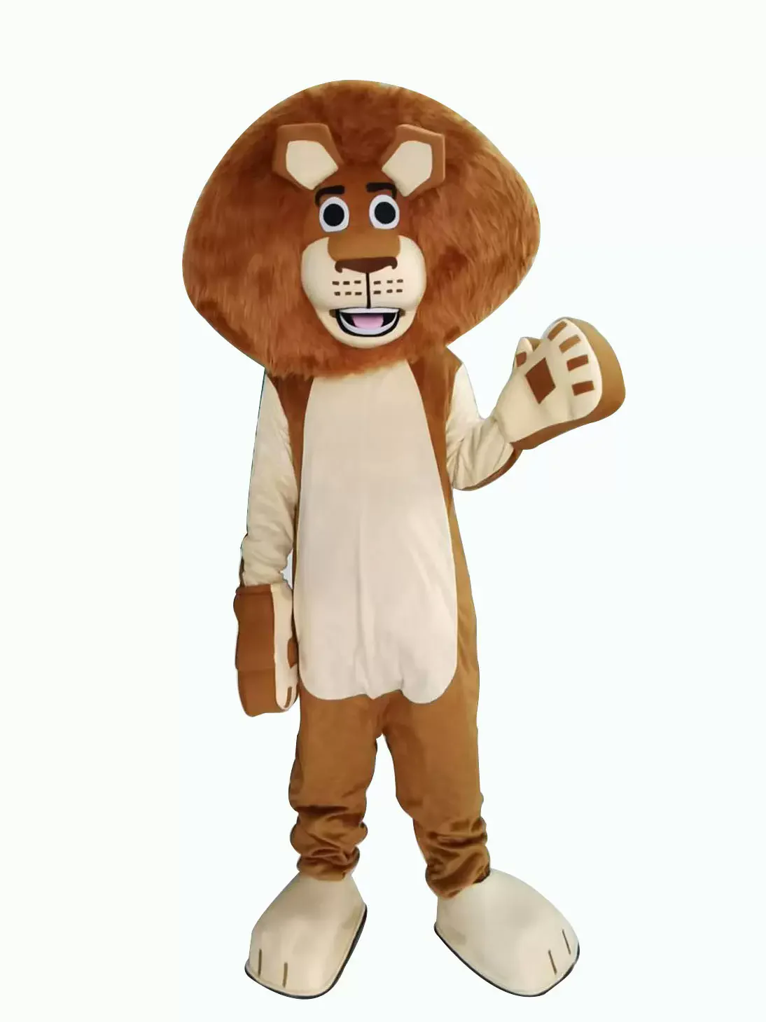 Disfraz de Mascota de León para caminar, disfraces de Halloween