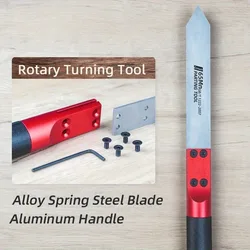 65Mn Wood Rotary Turning Tool Cutter Separation Lathe Chisel  Steel Blade Hand-held Lathe Tool Woodworking