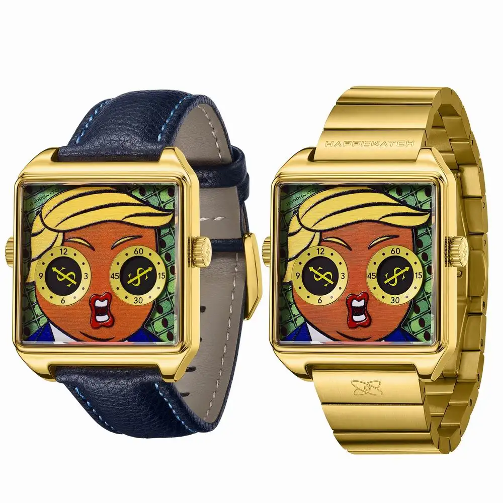 Happie Watch Luxury Women Men Watches Elegant Calendar Date Women Quartz Watch Stainless Steel Bracelet Ladies Wristwatch Couple