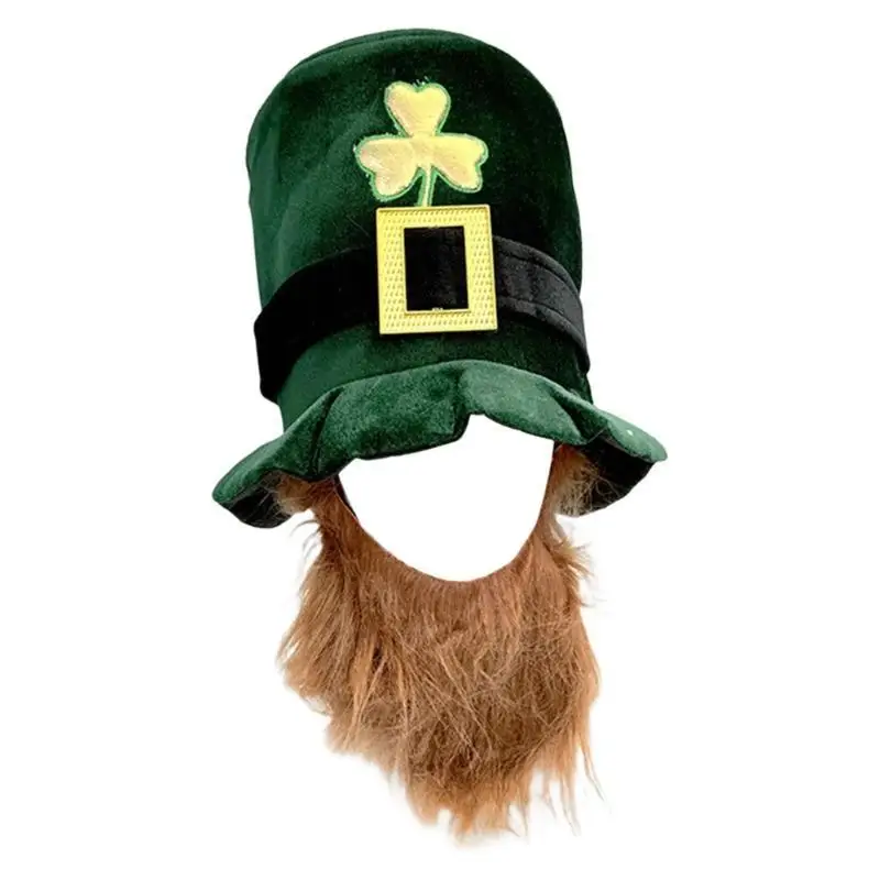 652F Festival Party Hat Hat Irish Hat Unisex Cappello per adulti Accessori per copricapo Irish Festival per uomini donne Day