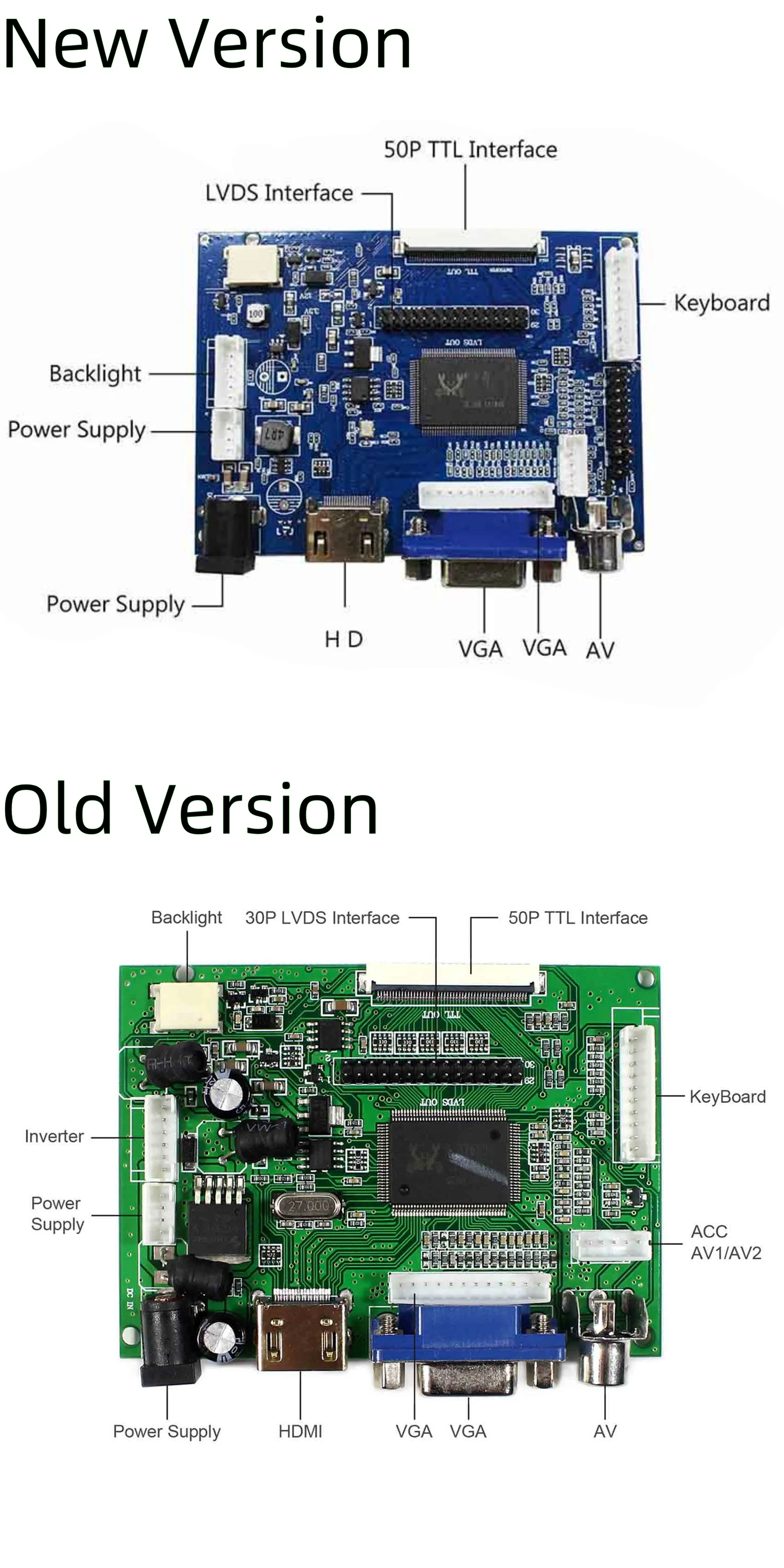 Плата контроллера ЖК-дисплея VGA CVBS HD и 10,4-дюймовый TFT ЖК-экран AA104SG04 800x600