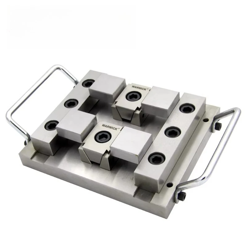 Nuovo prodotto Ganasce lisce MINI Ok Morsetti a cuneo Morsa singola modulare di precisione per lavorazione industriale CNC