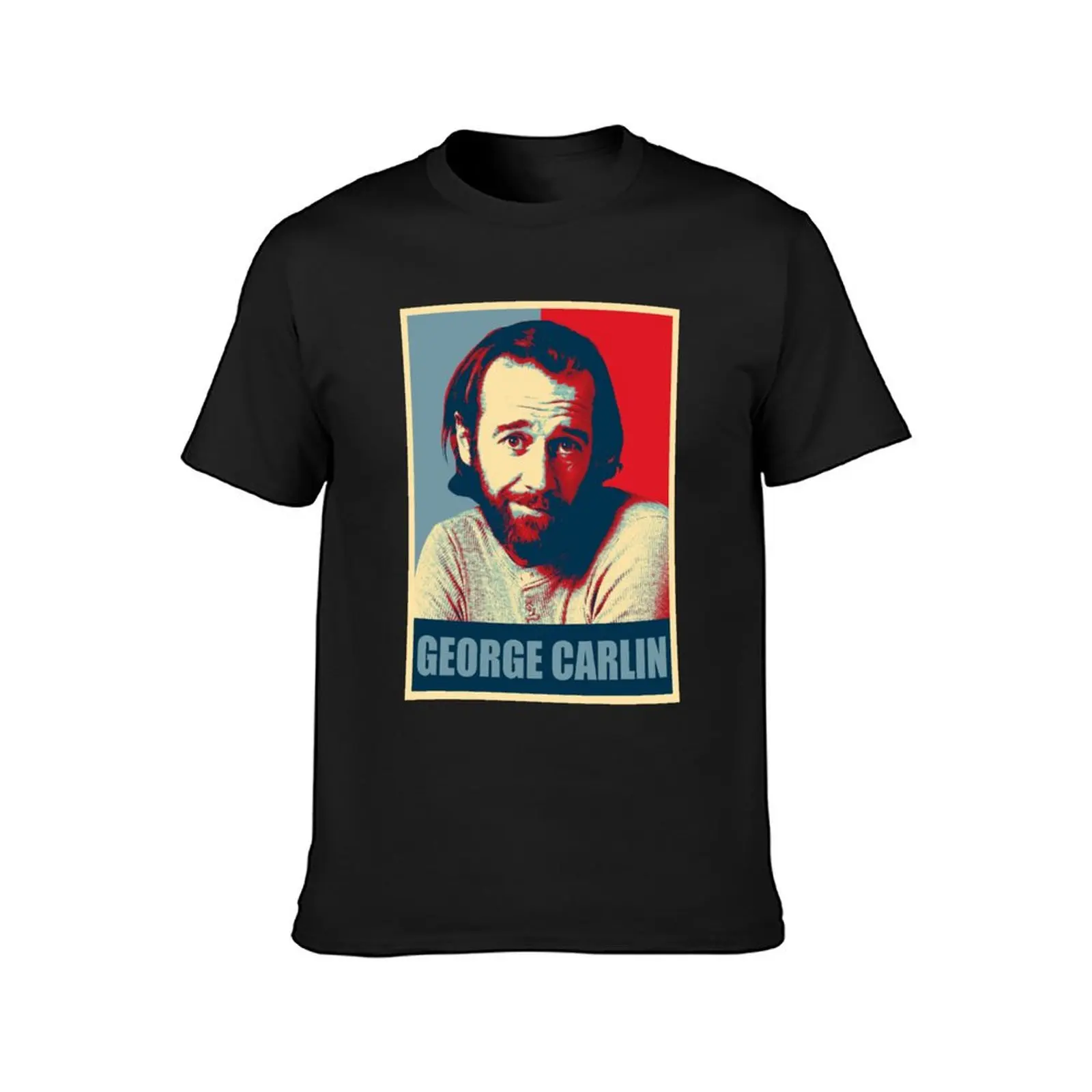 Retro George Carlin Pop Art Portrait 1 T-Shirt summer top plus sizes oversized t shirts for men