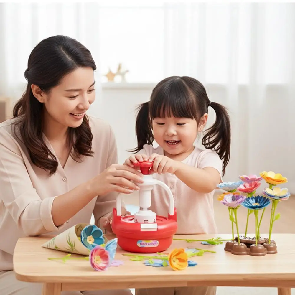 Zestaw do samodzielnego tworzenia bukietów z tkaniny, rękodzieło, zestaw do robienia bukietów, zestaw do prasowania kwiatów, zabawki edukacyjne dla dzieci, prezenty.