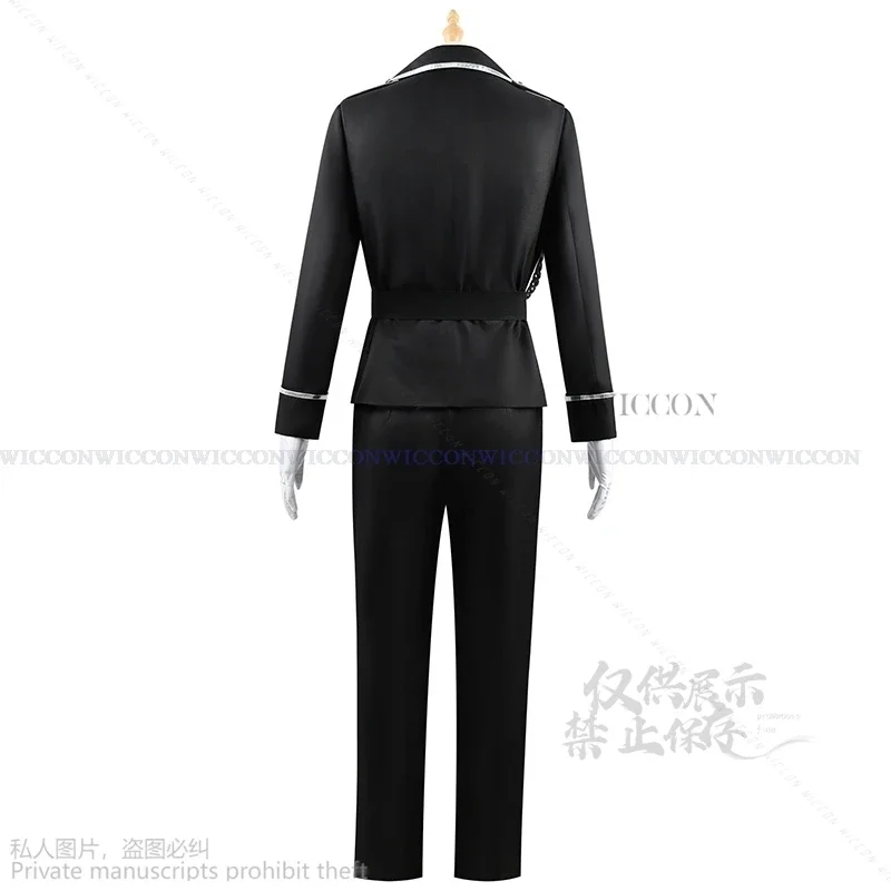 Anime doce punição cos miojin aki cosplay uniforme preto amai choubatsu roleplaying dk uniforme halloween cosplay para homem