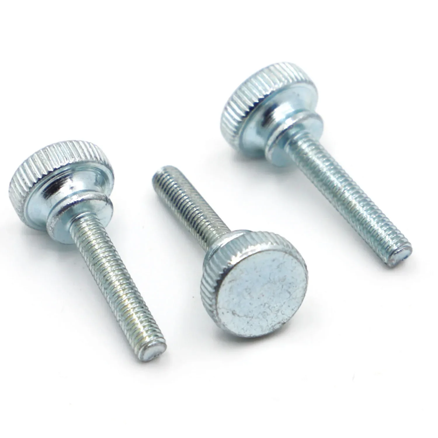 1-10pcs M3 M4 M5 M6 M8 M10 Knurl High Step Head Hand Tighten Thumb Screw Curtain Wall Glass Lock Thumb Screw Bolts GB834