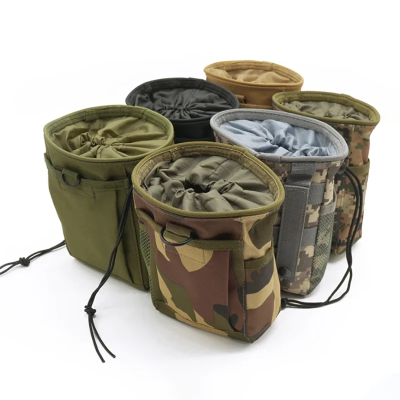 Nouvelle pochette de rangement camouflage Molle 600D en nylon 3-5L pour extérieur 2024, sac banane de recyclage, sacs à munitions, accessoires de chasse
