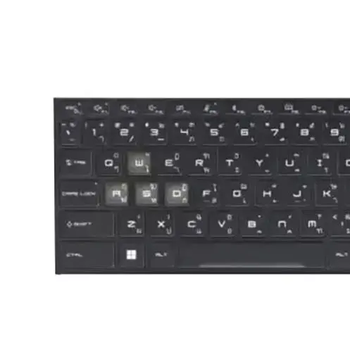 YD For MSI Black Laptop Backlit Keyboard Pulse 16 / 17 AI C1V C1VGKG C1VFKG English US No Frame New