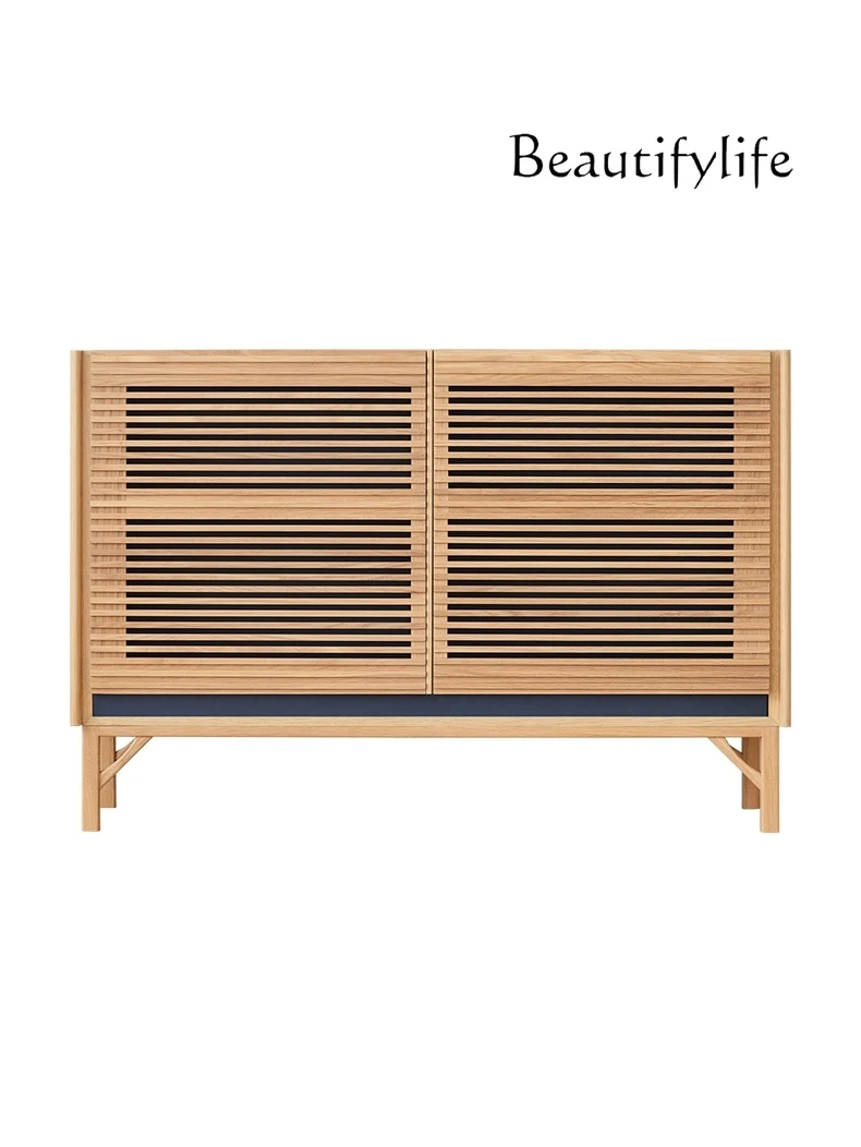 

Japanese Style Quiet Style Sideboard Cabinet Nordic Minimalism Household Entrance Cabinet Modern Light Luxury Chest of Drawers