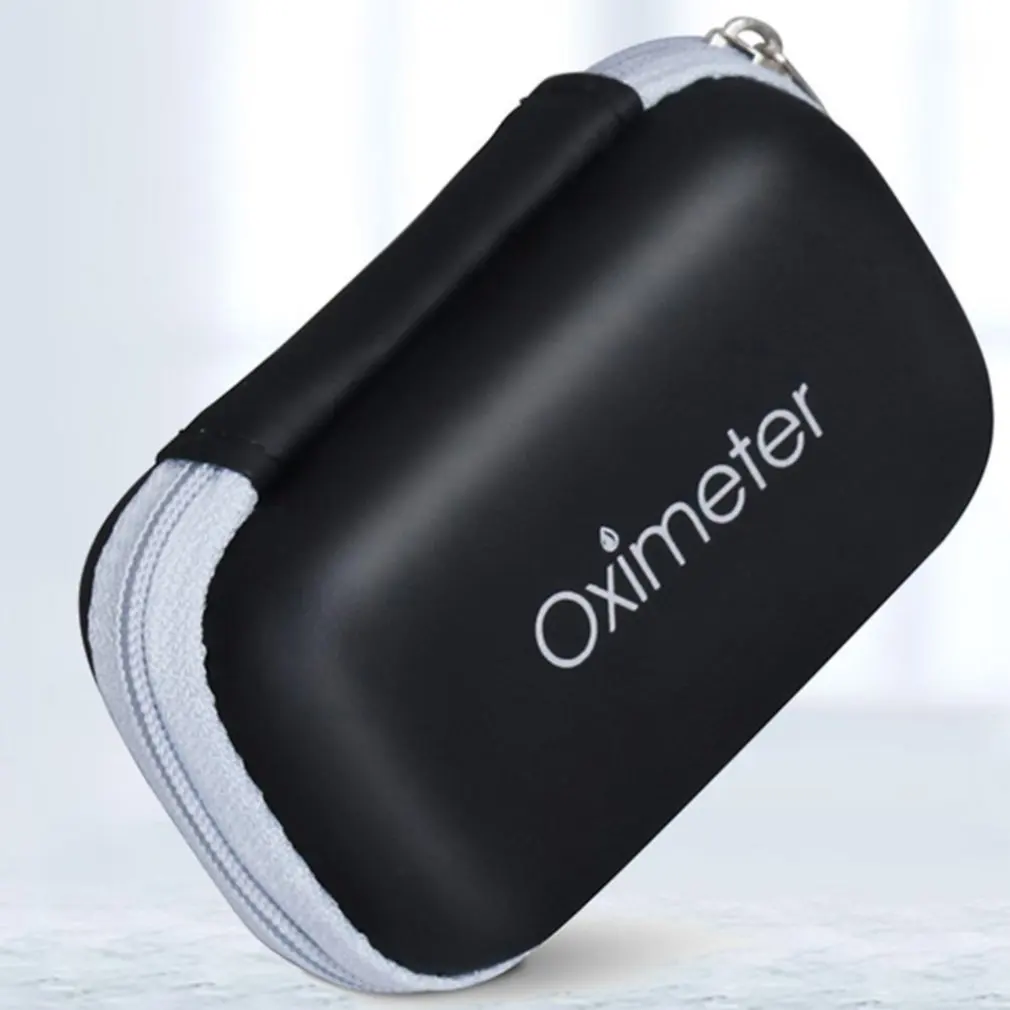 Finger Pulse Oximeter Protective Case Portable Oximeter Storage Bag Overall Style Simple Generous Health Tools