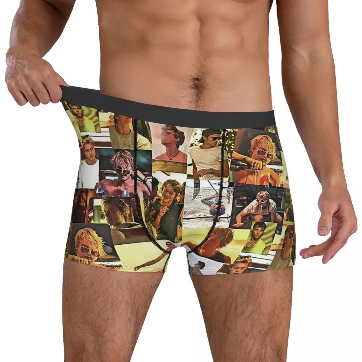 JJ Maybank-Cuecas Rudy para homens, cobertor, cuecas, shorts, roupas íntimas confortáveis, presentes de namorado masculino, calcinha