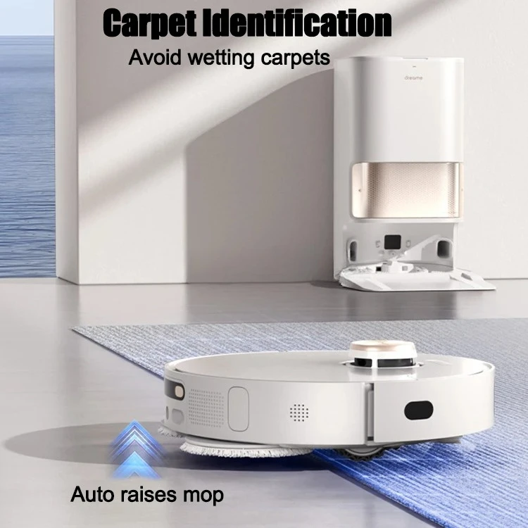 مكنسة روبوت Premium S20 Pro 2025 - التنظيف الذاتي الذكي مع الممسحة التلقائية والمكنسة الكهربائية (شفط 3000 باسكال، التحكم اللاسلكي في التطبيقات)