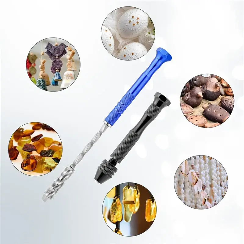 Micro-Type Pin Vise And Twist Handdrill Rottery Tool As Shown Resin+Metal DIY Crafts For Resin Casting