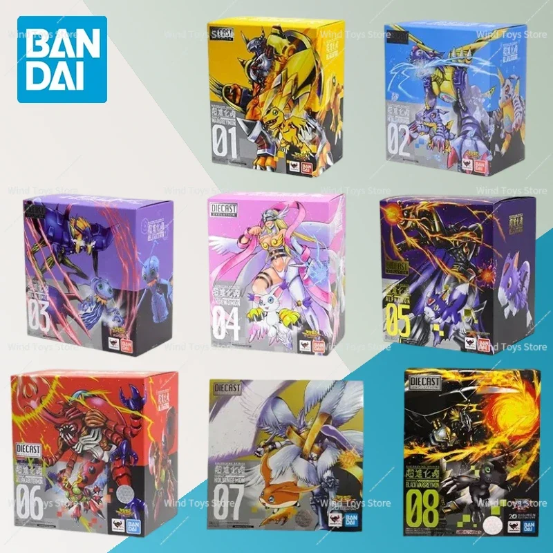 

Bandai Original Digimon Adventure Anime Figure DIGIVOLVING SPIRITS War Greymon Angewomon Action Figure Toys for Kids Gift Model