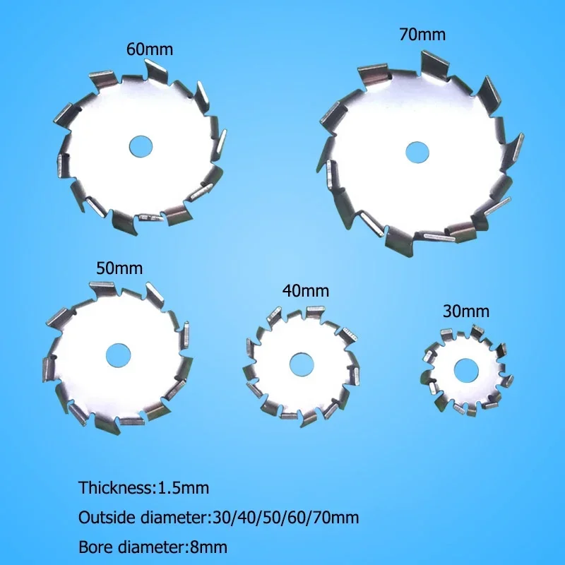 Disque de dispersion d'agitateur de type dent de scie, barre d'arrête en acier inoxydable 304, plaque ronde de laboratoire, hélice de dispersion, mélangeur à lame d'arrête