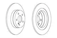 Store code: DDF1691C for brake disc rear W204 0814 S204 S204 2011 C207 C207