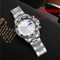 2025 New fashion men's watch gradient series fully automatic mechanical stainless steel strap simple and exquisite men's watch