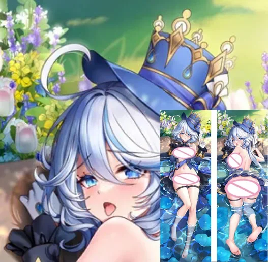

Dakimakura Furina Genshin Impact аниме наволочка для тела двусторонний принт наволочка в натуральную величину подарки