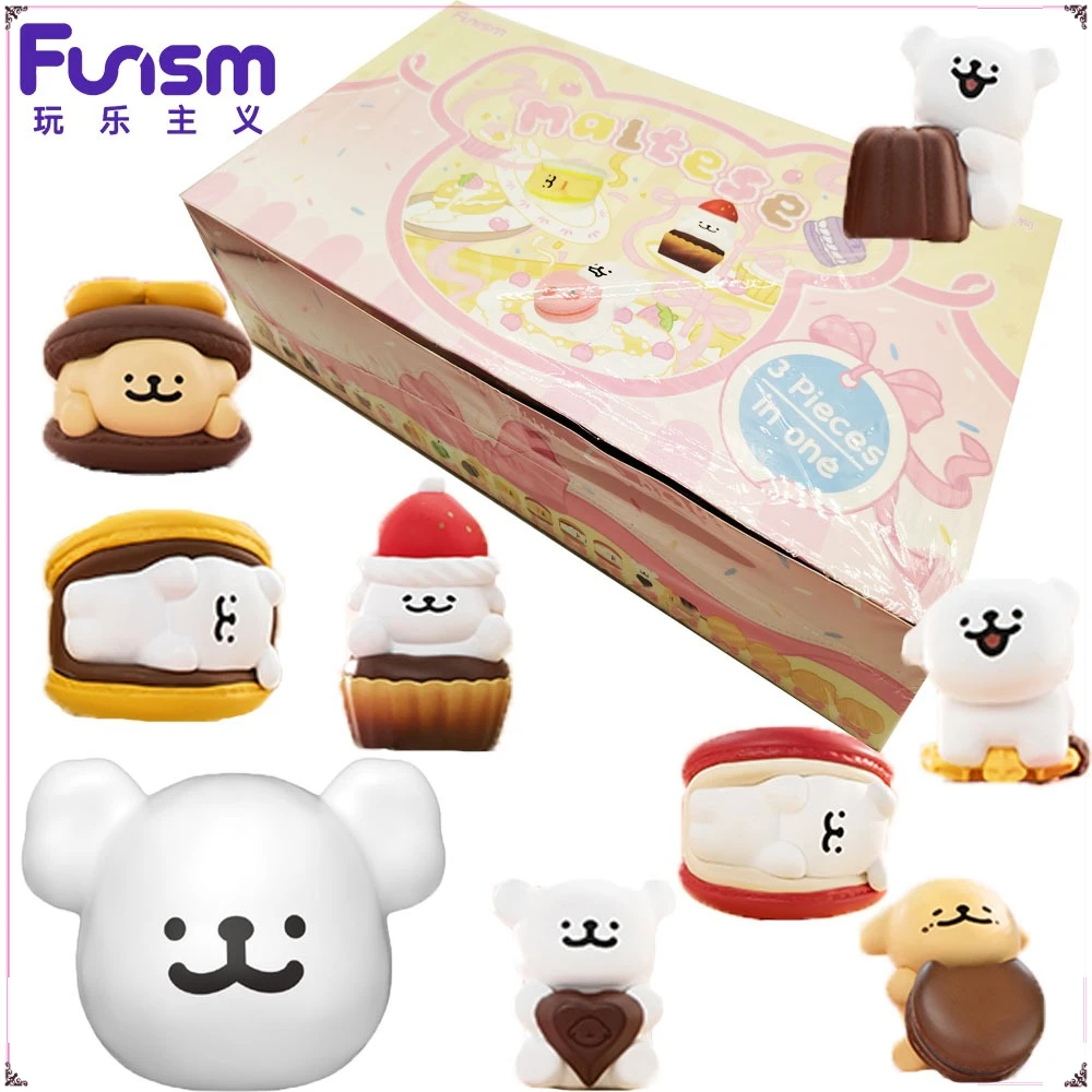 

FUNISM Genuine Maltese Dessert House Series Mini Blind Box Cartoon Design Delicate Realistic Toys Model Christmas Gifts for Kids