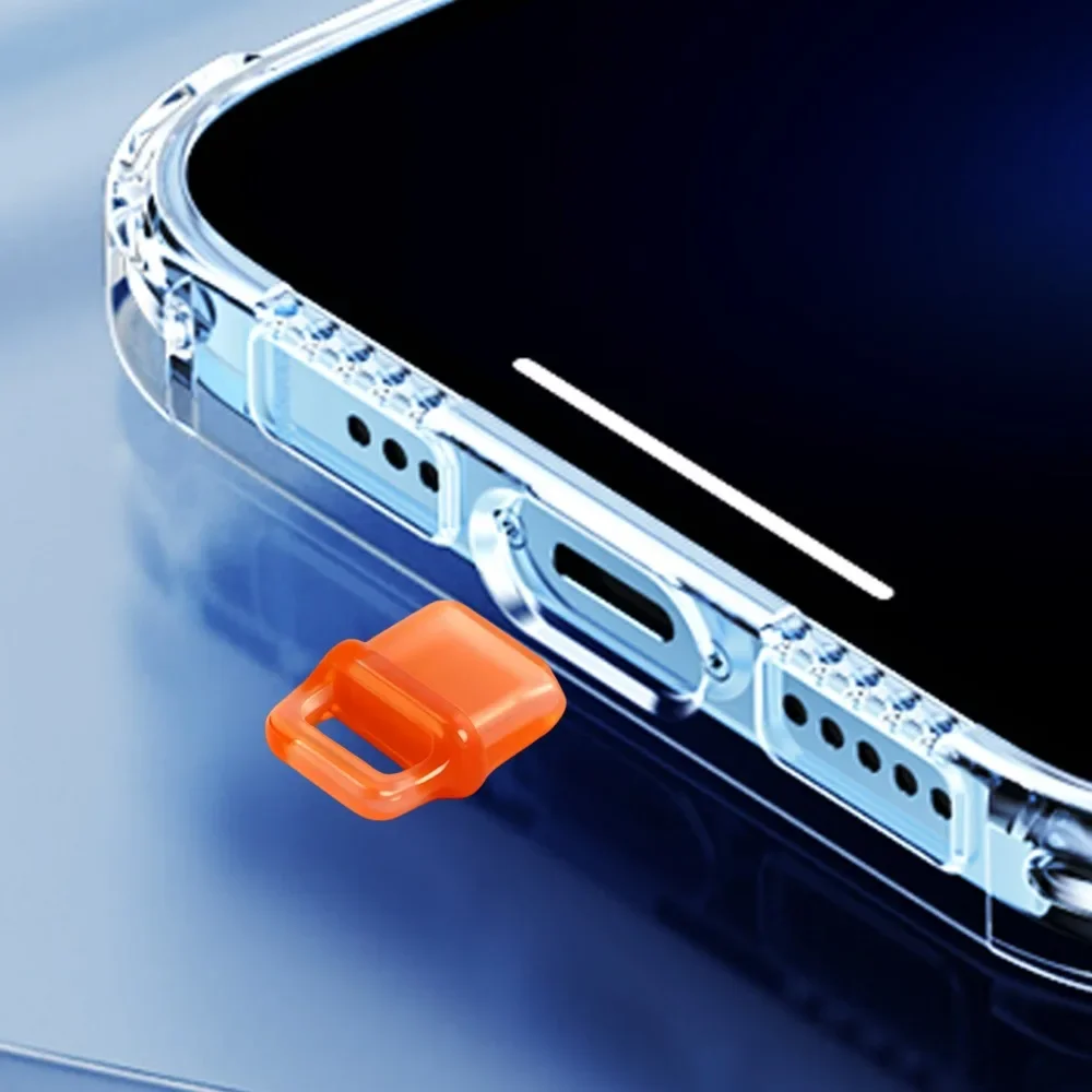 سيليكون DIY قبعات USB C شحن ميناء حماة مكافحة الغبار نوع C الغبار المقابس مع فرشاة تنظيف آيفون 17 سامسونج هواوي #2