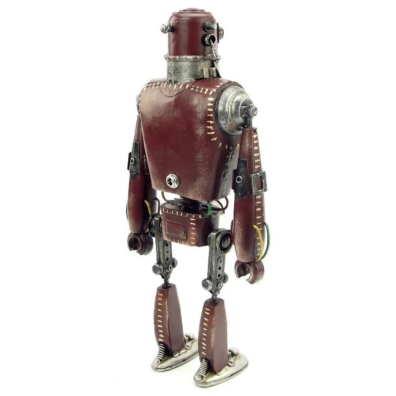 Metal Ornament Retro Robot Ornaments Creative American Style Punk Decorative Crafts Living Room Desktop Decoration Accessories