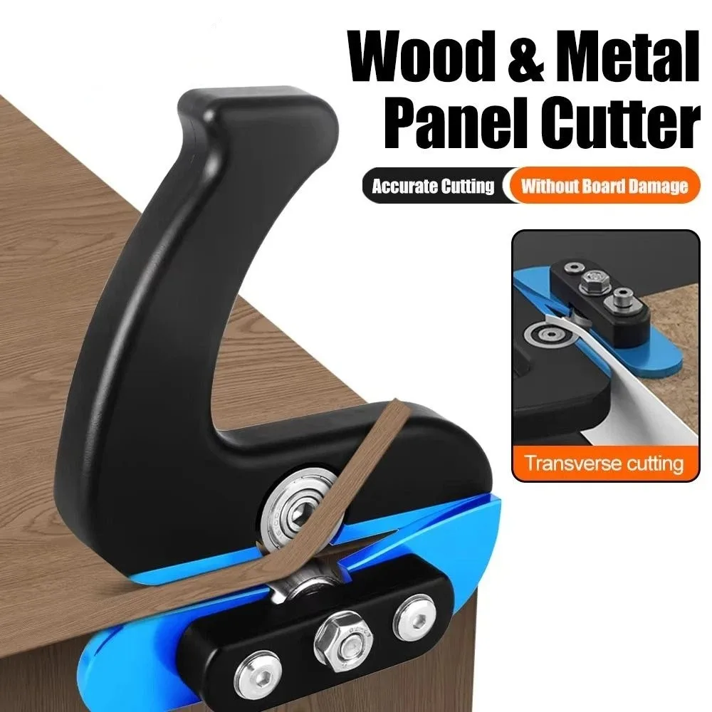 Double Edge Panel Cutter Ultra Smooth Splinter-Free Edges Edge Banding Machine Durable Safety Edge Trimming Tool Woodworking