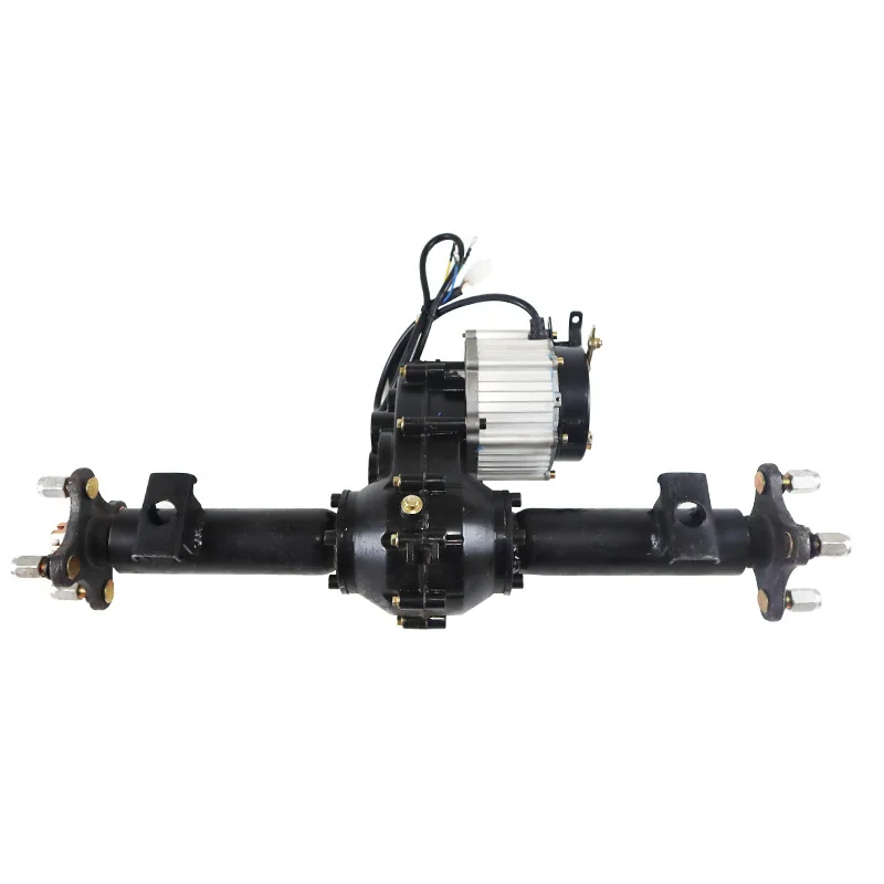 

800W motor brake rear axle assembly low speed beach car amusement trolley electric gray bucket car brushless motor