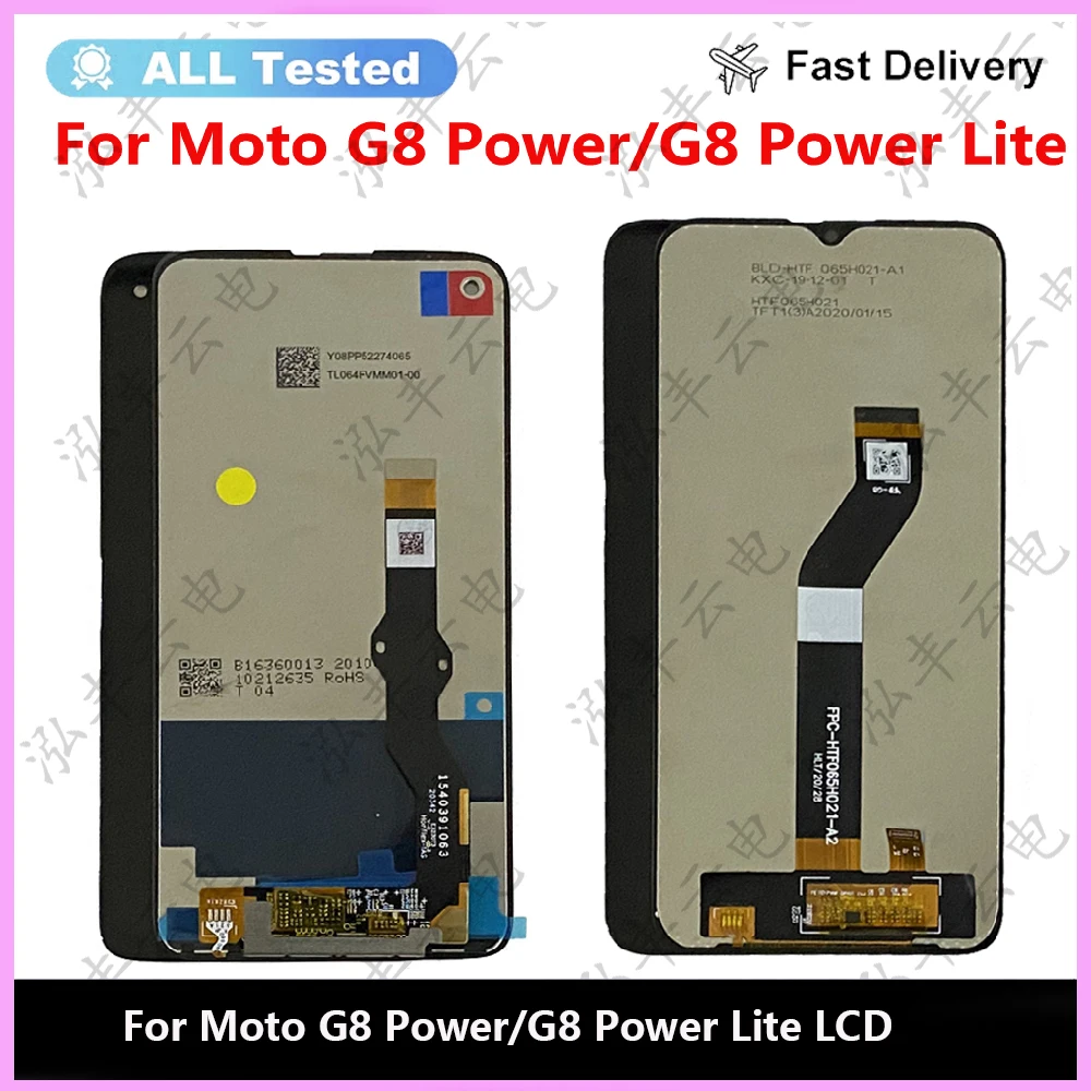 

Original Display For Motorola Moto G8 Power LCD XT2041 XT2041-3 XT-2041-1 LCD Touch Screen Assembly For Moto G8 Power Lite LCD