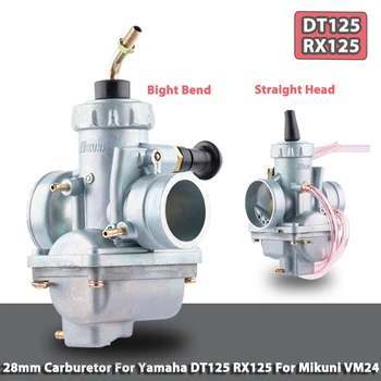 Carburateur de moto 28mm pour Yamaha DT125 RX125 DT RX RT 100 125 125LC 125MX MX100 MX175 TZR125 2 temps pour Mikuni VM24