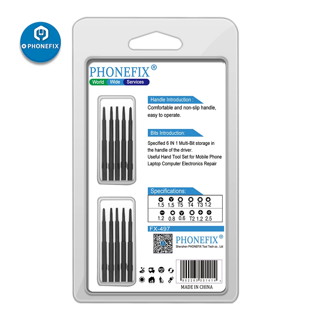 Imagem -03 - Precision Screwdriver Grupo Phillips Torx Cross Chaves de Fenda Dicas no Punho para Iphone X15pm Assista Ferramentas Manuais Abertas 12 em 1