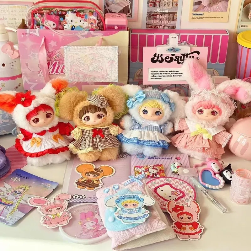 

Lolita Secret Realm Tea Break Plush Blind Box Cute Anime Peripheral Handmade Desktop Ornament Doll Birthday Blind Box