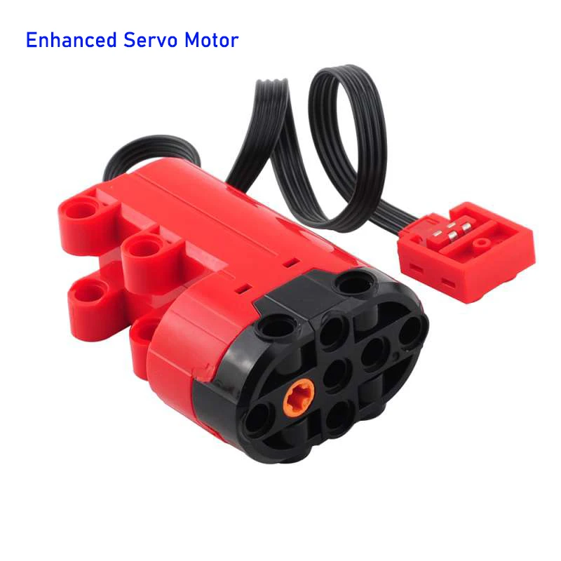 For MOC Blocks Power Functions Parts Enhanced Version M L XL Motor Servo Motor Compatible with LEGOeds