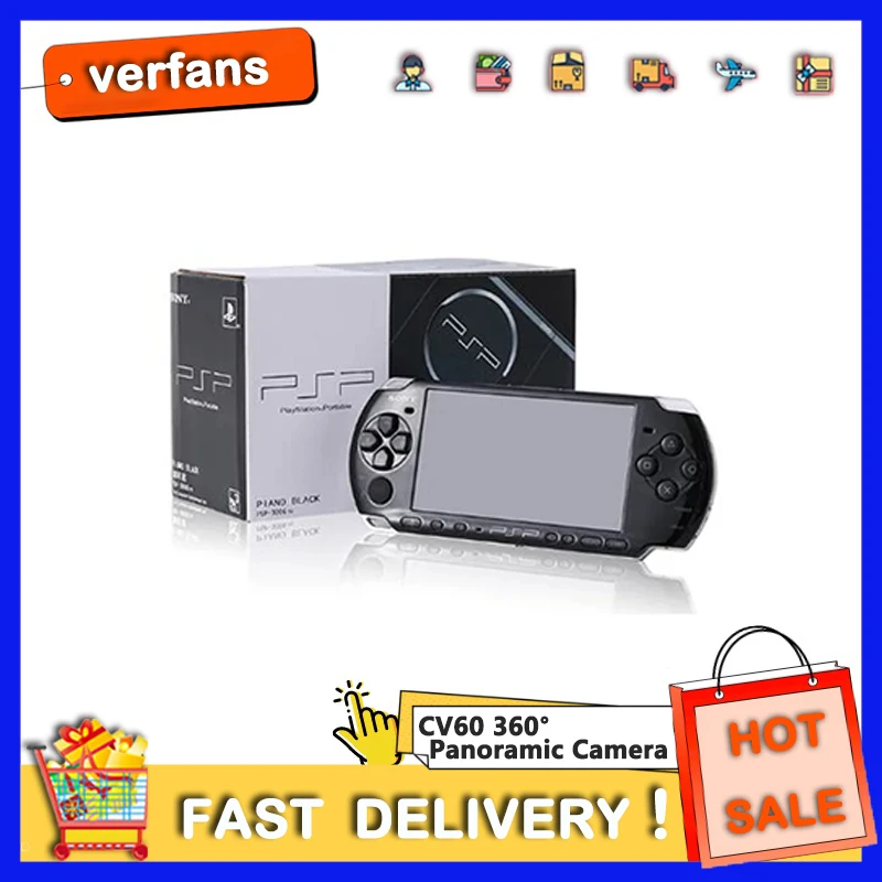 Original PSP 3000 with 128G free game play console classic nostalgic handheld GBA handheld arcade