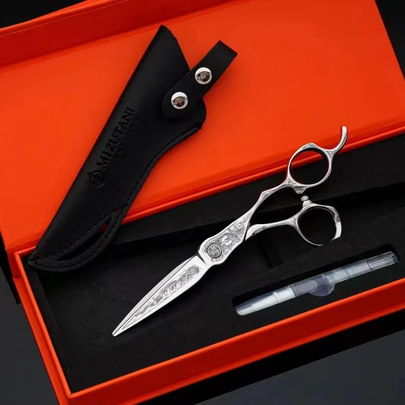 

Mizutani Hairdressing Scissors, professional Barber Tools,6.0 inch 440C VG10