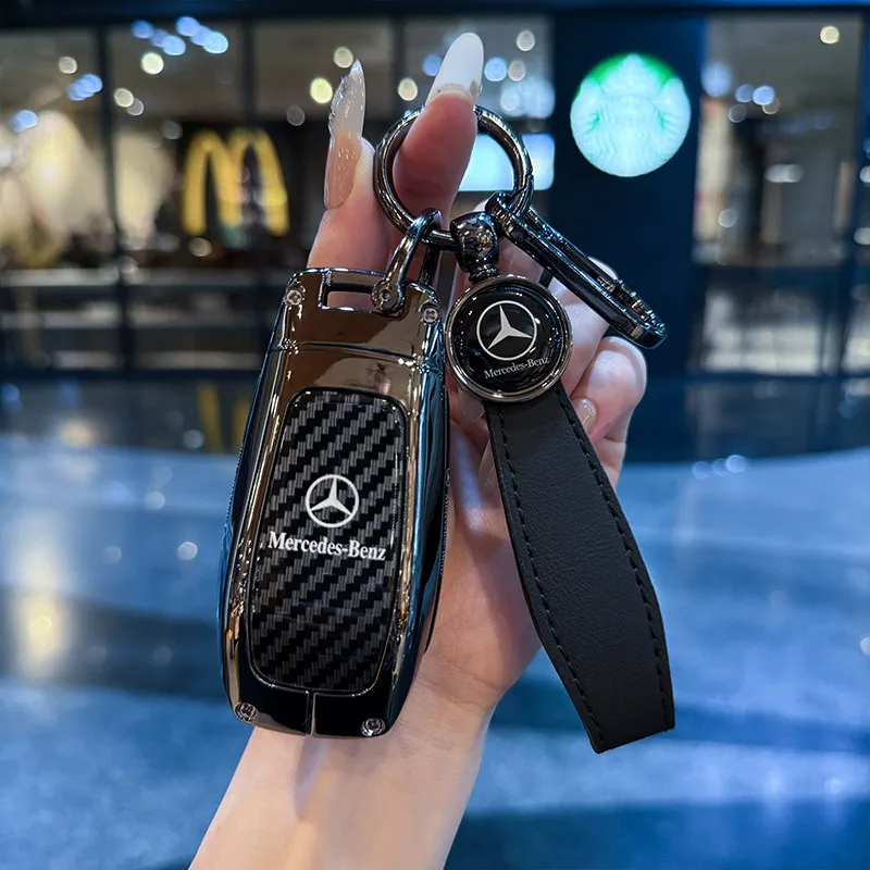 2025 Mercedes Benz E300L Keycase New GLC300L Car C260L Male C200l Shell GLB220 Buckle s400 Male