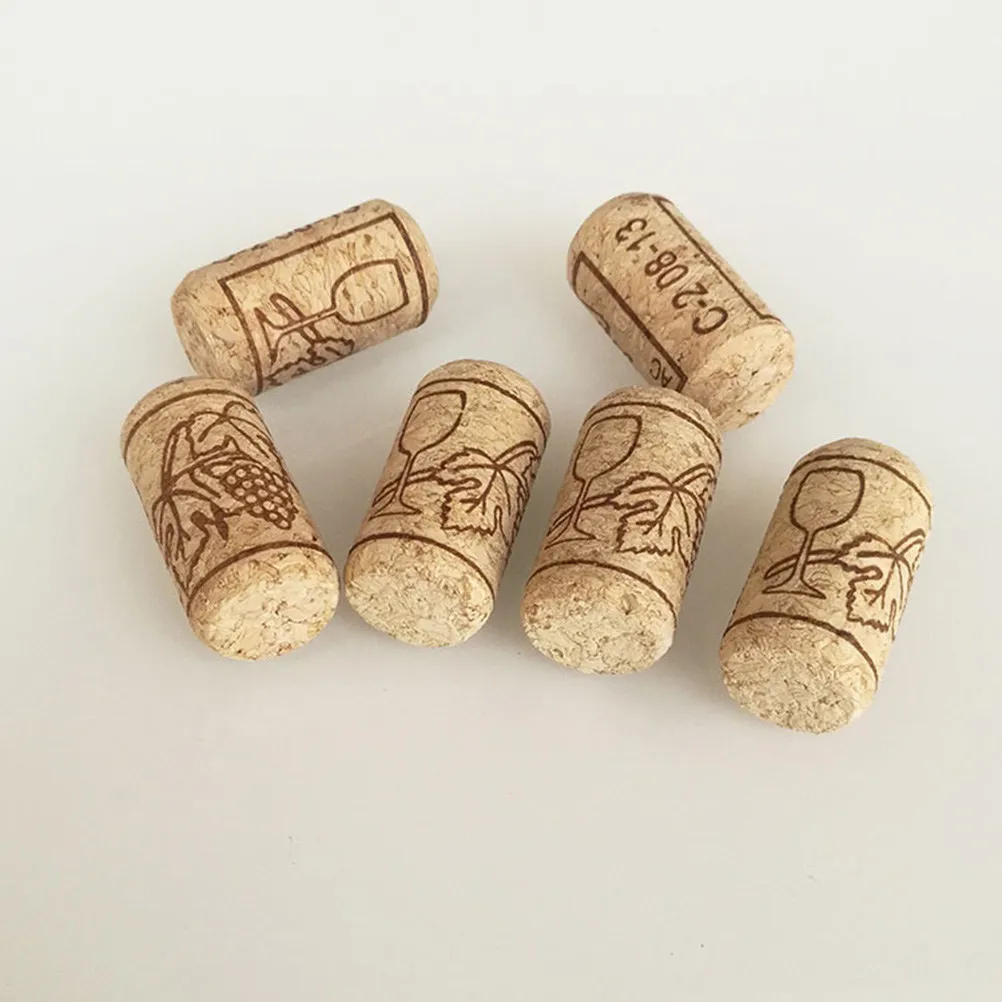 60Pcs Natural Cork Wine Stoppers for Home Winemaking Eco Friendly Sealing Bottle Stopper Preserves Flavor Prevents Oxidation