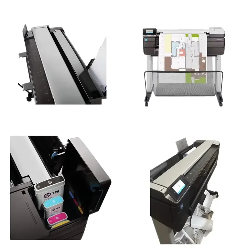 New Portable 24-Inch A0 All-In-One Plotter for T830 Blueprint Red Seal Print Scan Copy Function 36-Inch A1 Copier