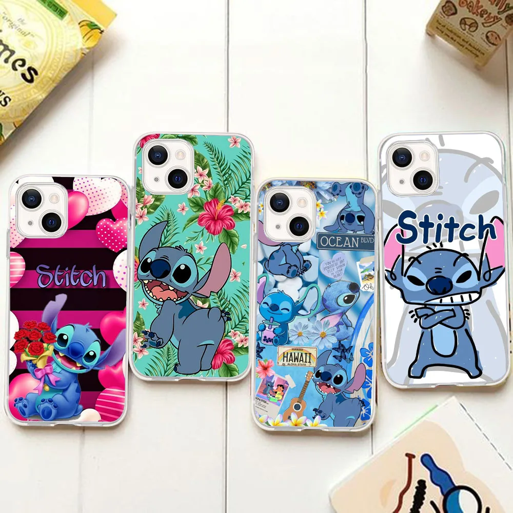 KT-55 Cute Stitch Silicone Case For LG Q61 Q60 K50 K62 K42 K40S K9 V40 V50 V60 K92 G8 G8X ThinQ5 VELVET