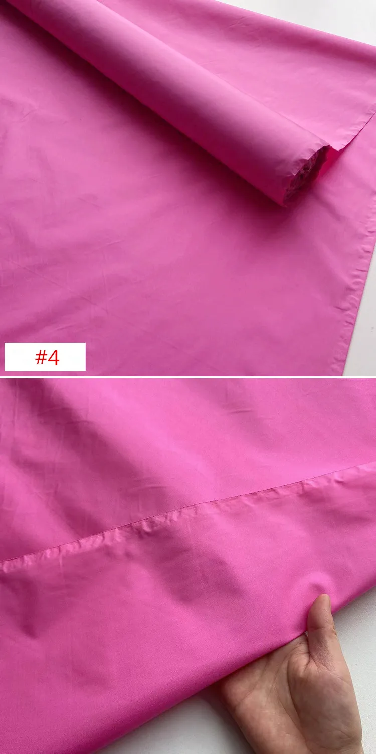 Beliebter, hochwertiger, 100 % reiner Seidenstoff, Taft, einfarbig, einfarbig, für Damen, gesunde Kleidung – Detail 2